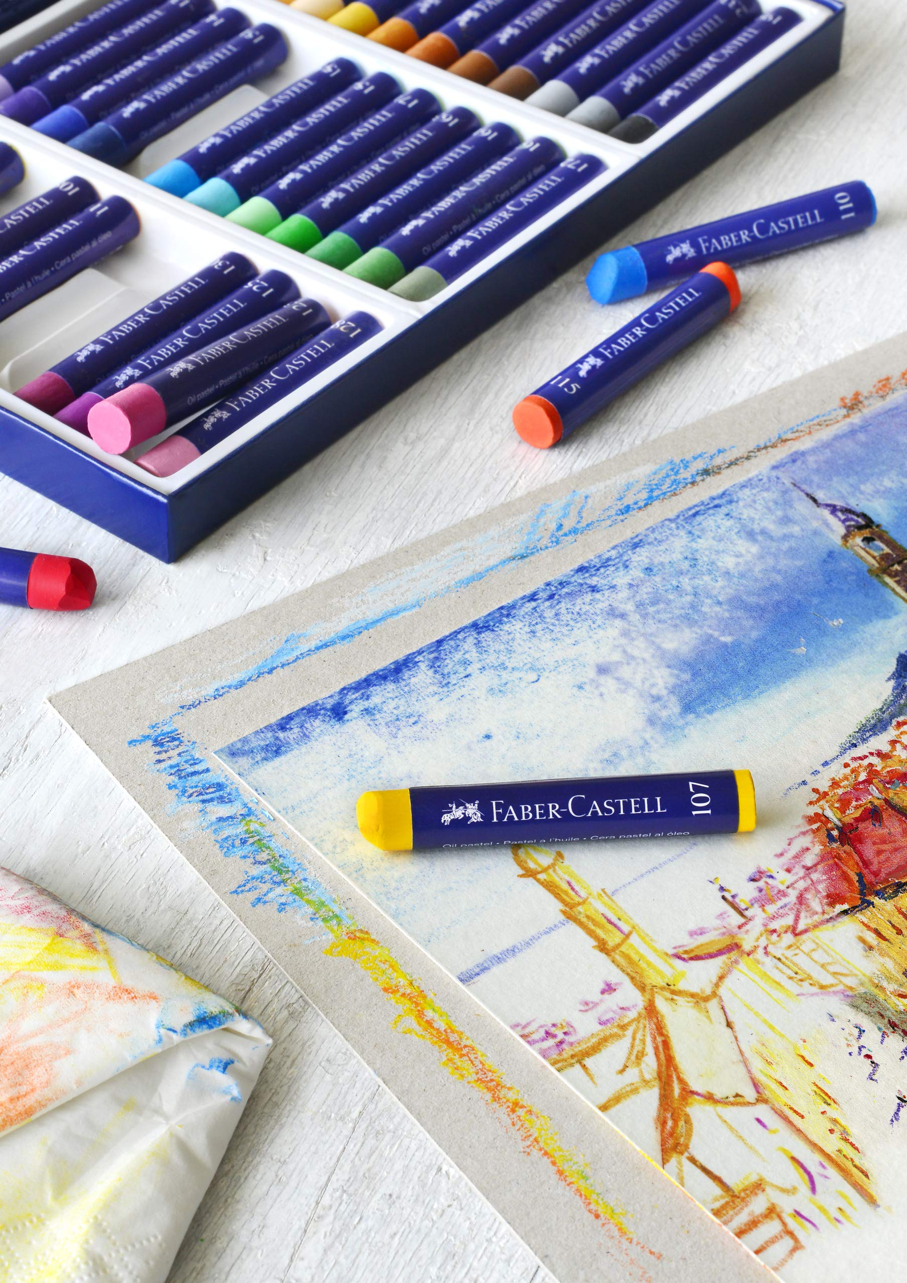 クレヨン+パステル FABER-CASTELL - Faber-Castell Amazon.com: Faber-Castell Oil/Pastel Chalk Pack of 36